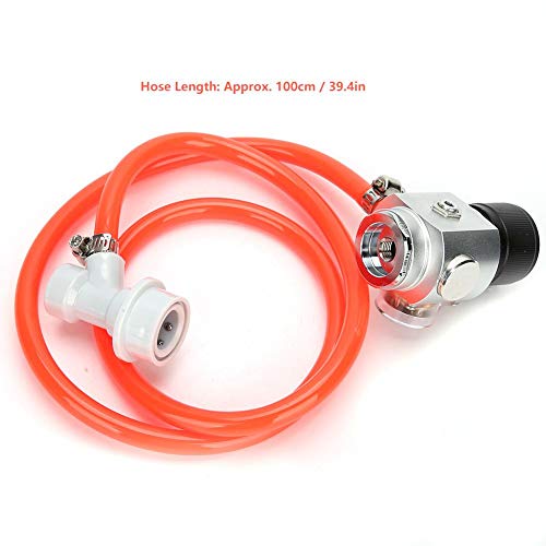 Mini regulador de plástico, 39,4 pol. 3/8-24UNF Thread CO2 Mini Regulador, Indústria para Tanques Gr