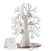 Price comparison product image Ginger Ray Wooden Wishing Tree & Hearts Alternative Wedding Guest Book Beautiful Botanics, White