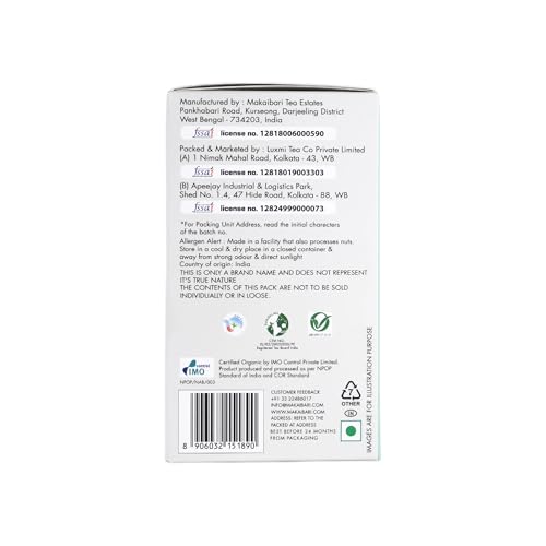 Image of Makaibari Bai Mu Dan | 25 Tea Bags White Tea | 50 gm