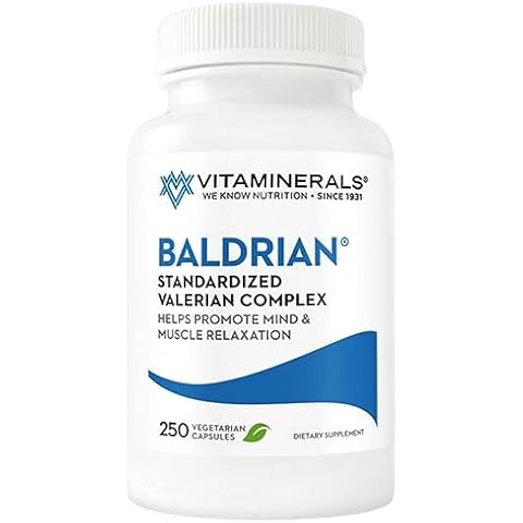 Vitaminerals 33 Baldrian® Original Natural Relaxing Support Standardized Valerian (250) Cover