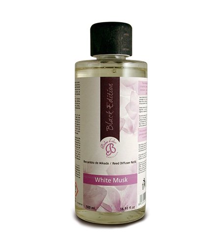 Boles d’olor White Musk 500ml Black Edition Recambio Mikado-Bouquet
