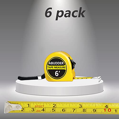 Abudder 6 Pack Small Metric Tape Measures thumb #3