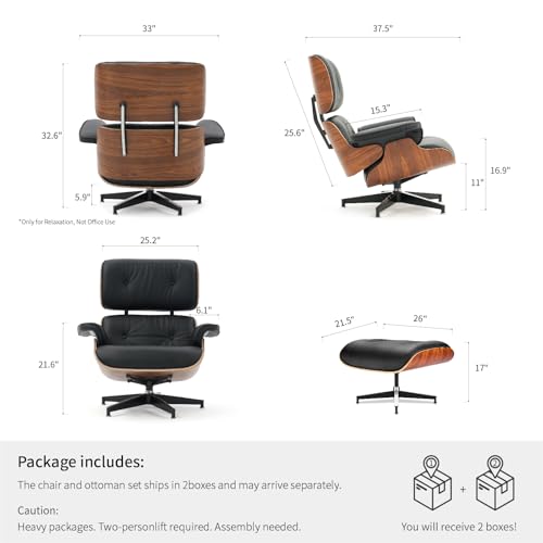 herman miller eames lounge chair and ottoman