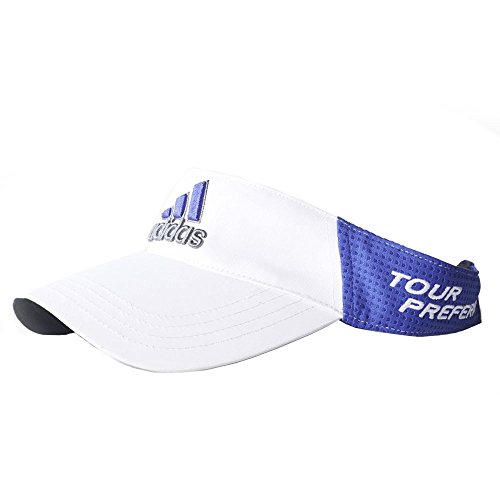 adidas Tour Visors, White/Night Flash, OSFA