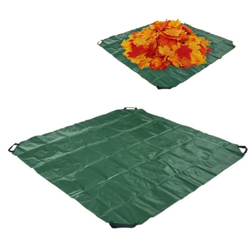 Bolsa de basura de lona impermeable y resistente con 4 asas para jardín 3