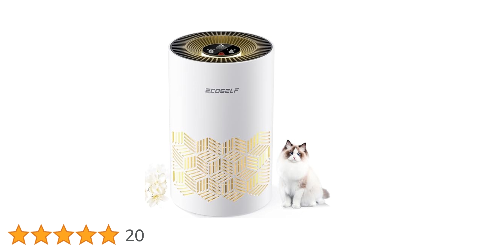 Amazon.co.jp: ECOSELF 空気清浄機 小型 【2025新モデル Hepa