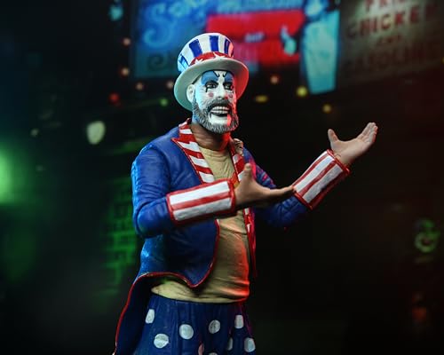 Neca 39935 House Of 1000 Corpses - 20Th Anniv. Capt. Spaulding 7 Inch Action Figure thumb #2