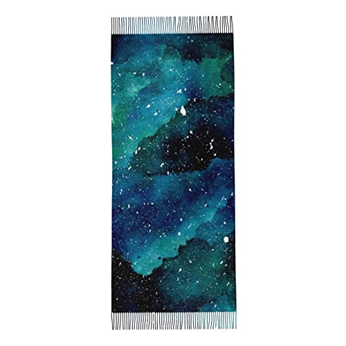 Galaxy Starry Scarf, Men Womens Scarf Shawls Wraps Scarves Winter Long Warm Galaxy Blanket Scarf2