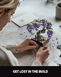 Nifeliz Wisteria Bonsai Tree Building Set for Adults, Botanical Plant Building Set, Flower Bonsai Model for Home Desk Decor, Gift for Plant Lovers (737 PCS, NF10372)