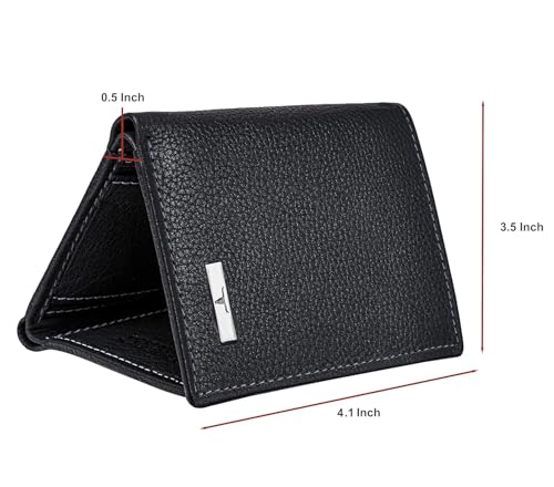Global Genuine Leather Black Men's Wallet – Luxury Gift Box Edition4