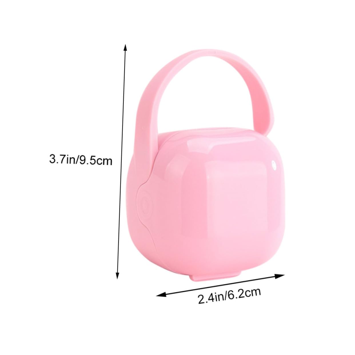 MERRYHAPY Infant Pacifier Storage Case Set Lidded Case Handle Portable Soother Container for Easy Cleaning