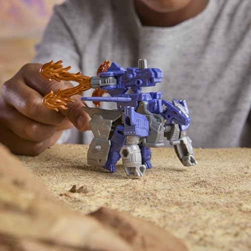 Transformers CYBERWORLD Galvatron Armored Cyber Changers 4-Inch Action Figure, Quick Change to Dragon Mode, Robot Toys for Boys and Girls 6 and Up - image 7