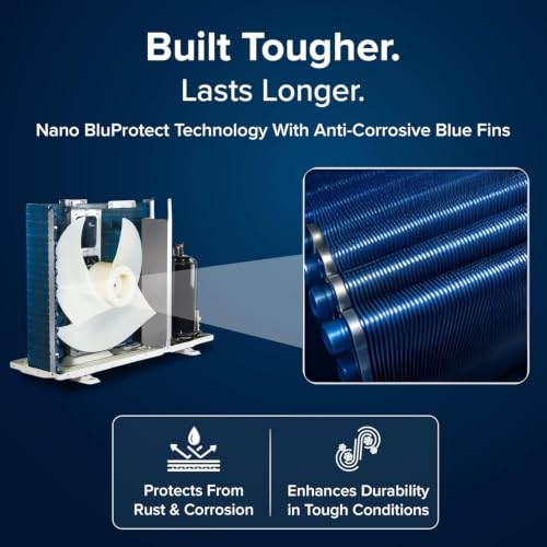 Image of Blue Star 2 Ton 5 Star, New Star Rated, Inverter Split AC (Copper,4-Way Swing, DigiQ Hepta Sensor, Blue Fins,Turbo Cool, Self Clean Technology (IA522GXU, White))