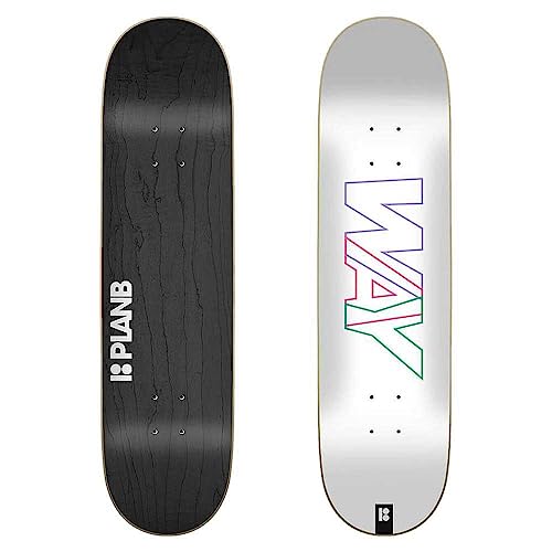 Jart Overlaps Way 8.5'x32.125' Plan B Deck Skateboard, Mehrfarbig...