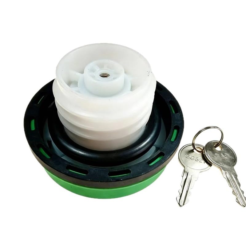 Bouchon diesel vert avec serrure pour sécuriser le réservoir