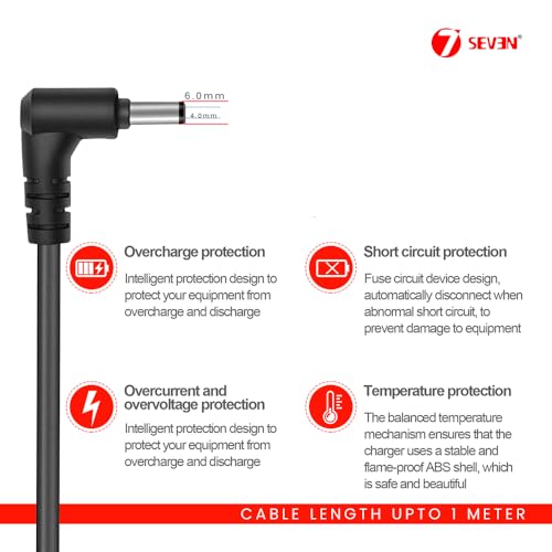 7SEVEN® 19V 0.84A Adapter for Lg Monitor Ads-15Fsg-19 19015Gpg-1 Ads-40Fsg-19 Supportable for Lg 18.5 Inch 19 Inch 21.5Inch 22Inch 24Inch 27Inch... - Image 6