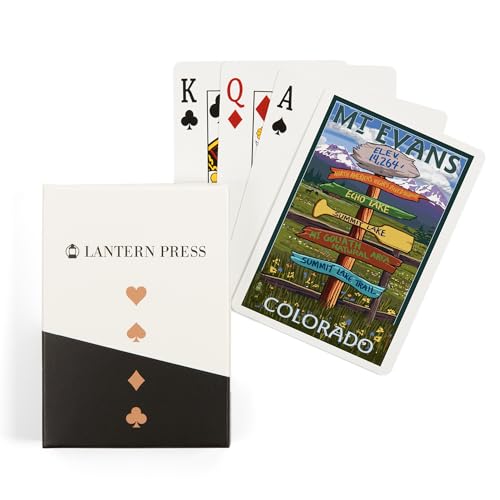Baraja de 52 cartas tamaño póker Mt. Evans Colorado