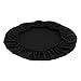 D DOLITY Bar Elastico Copre La Sedia Cuscino Copertura Protettiva Rotondo Sgabello Copertura - Nero