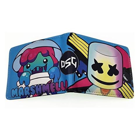 Ctyg Unisex classic printed wallet fashion personality Leather Wallet Marshmallow wallet Cover