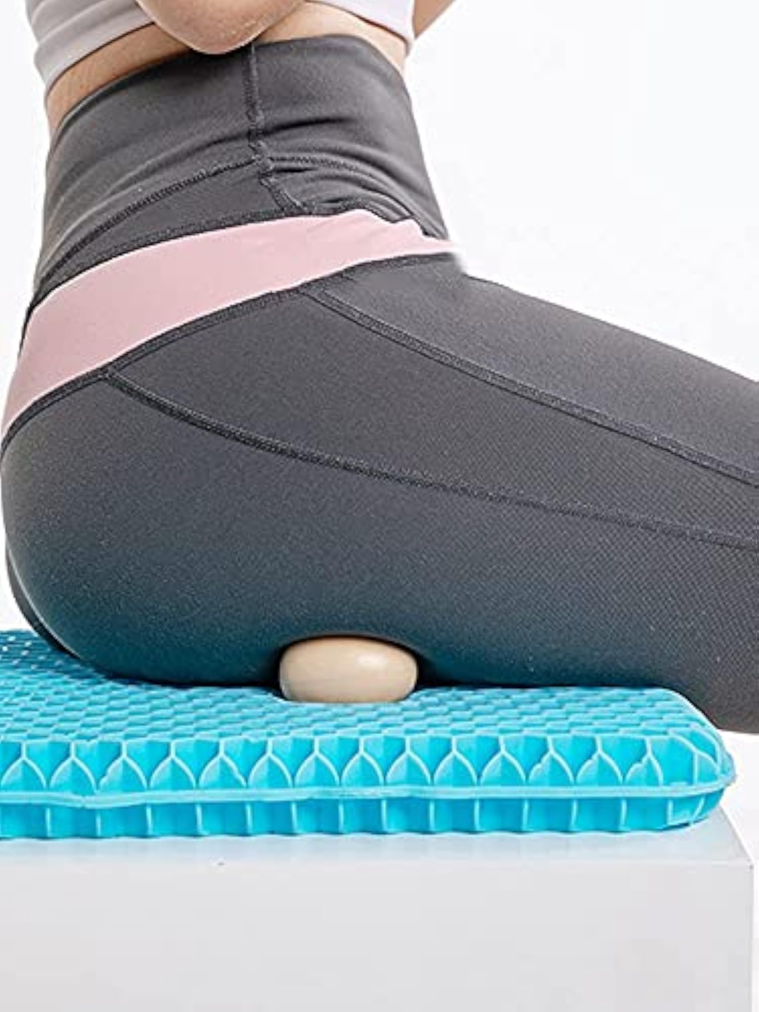 Thick Gel Seat Cushion with Non-Slip Cover