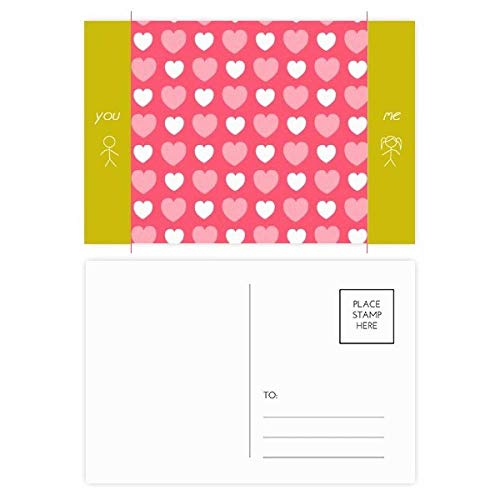 Jeu de cartes postales Rose Saint Valentin : le cadeau idéal de 20 cartes merci pour amis