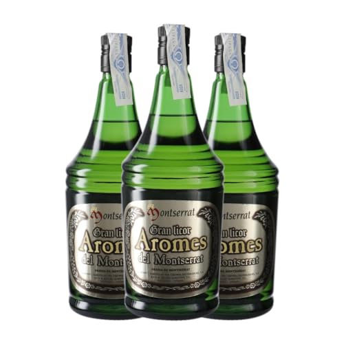 Digestivo Anís del Mono Aromes de Montserrat 70 cl (Caja de 3 Botellas de 70 cl)