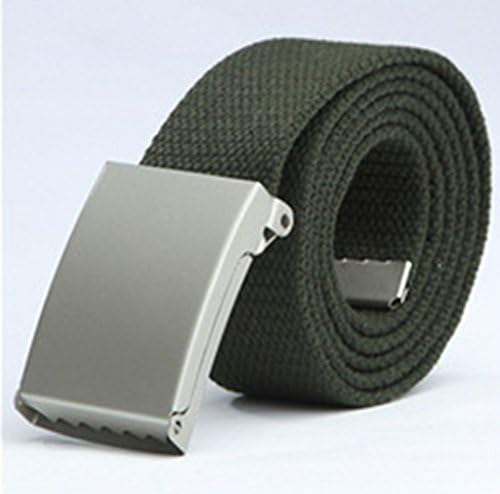 YUTIA Unisex Solid Color Casual Canvas Belt