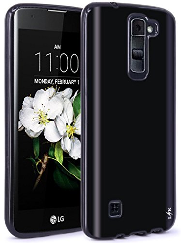 LG Tribute 5 Case, LG K7 Case, LK Ultra [Slim Thin] Scratch Resistant TPU Gel Rubber Soft Skin Silicone Protective Case Cover for LG Tribute 5 / LG K7 (Black)