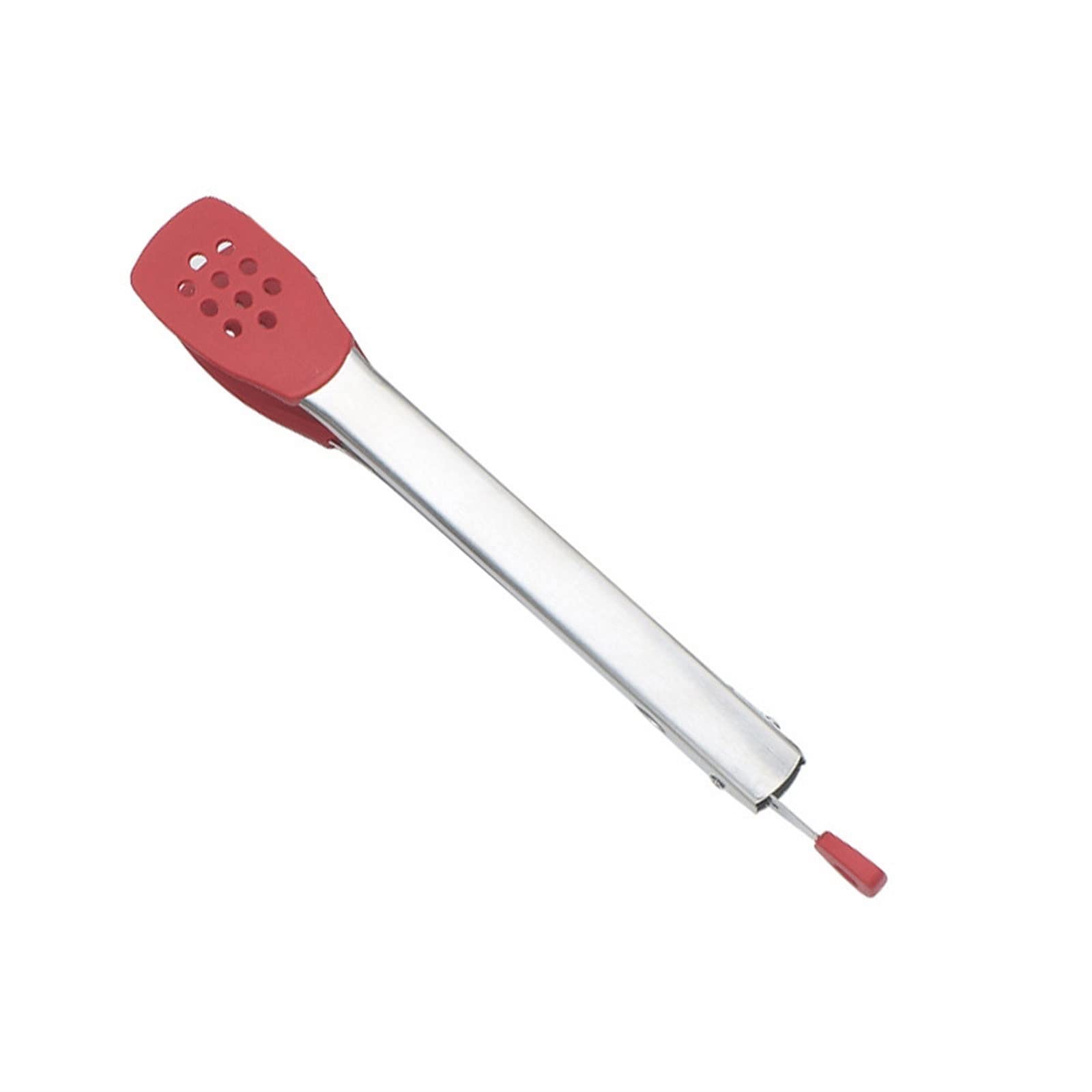 Mini Pinzas Antideslizantes de Silicona for Alimentos, Pinzas de Cocina de Acero Inoxidable, Resistentes al Calor, for Pan, Ensalada, Pinzas for Servir con Bloqueo de Juntas, Herramientas de