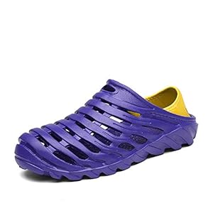 WOJIAO Heren Slippper Holle Outdoor Flat Bodem Twee Draag Zomer Sandalen Reizen Casual Schoenen