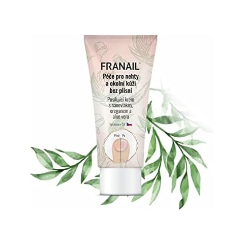 Franail Antifungal cream Large 50 ml Effective Nail Fungus Treatment for Toenail and Athletes foot treatment, Antimycotic cream with natural Oils from Aloe Vera and Oregano Cover