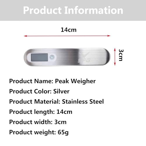 FUNTRESS Bow Scale for Draw Weight Archery Digital Bow Poundage Scale with Peak and Hold Function Measures up to 110 lbs - Thumbnail 2