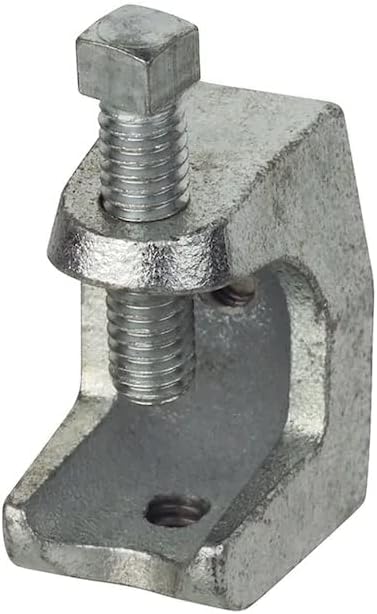 Image of Newhouse Electric 3 /8 in. Strut Channel Beam Clamp (Top Clamp) - Silver Electro-galvanized (Pack of 10)