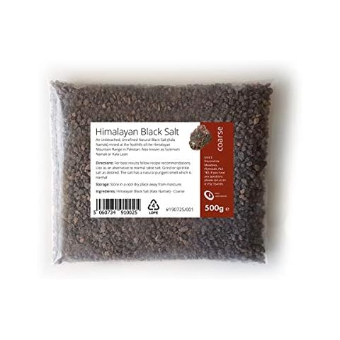 Intralabs Himalayan Black Salt - 500g Coarse Cover