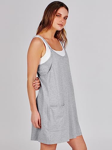 Image of ANRABESS Women Athletic Dress Summer Tennis Workout Active Sports Mini Romper Dress Built in Shorts Travel Vacation Clothes