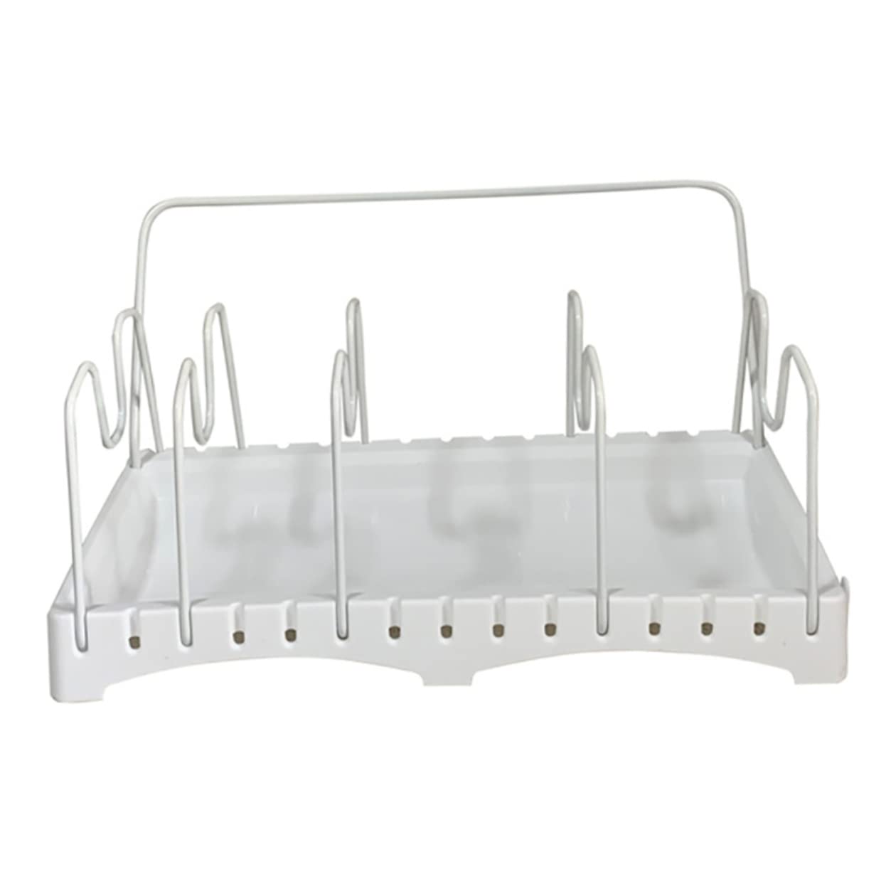TOPBATHY Soporte Ajustable Para Tapas De Ollas Estante Para Utensilios Diseño Elegante
