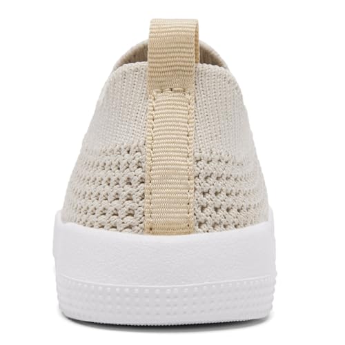 Image of Eashi Baby Boy Girl Non-Skid Indoor Infant Walking Shoes Breathable Warm Elastic Sock Shoes with Memory Sole Protect Toes Outdoor Sneakers