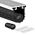 Heavy-Duty U Shape +O Ring Combination Universal Garage Door Bottom Seals Rubber with Pre-drilled Aluminum Track Retainer Base Kit & 2 Rubber Stoppers (10FT)