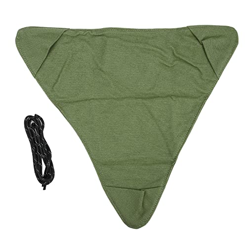 Mini Folding Camping Stool Cloth, 36.5cm Portable Waterproof Camp Chair Canvas for Lightweight Durable Wear Resistant Tripod Outdoor Fishing Hiking Backpacking Travelling Gardening Mountaining