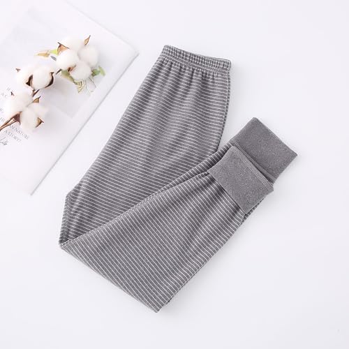 Children's Fall Winter Bottoms Cute Stripe Warm Thicken Pants Kids Causal Trousers for Boys Girls Sweatpants2