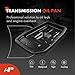 A-Premium Transmission Oil Pan with Drain Plug & Gasket Compatible with 6R80 6R80E Transmisson & Ford Mustang Expedition F-150 F-250/350 Super Duty