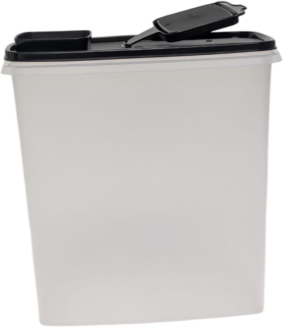 Tupperware Eidgenosse Ovale Eidgenossen Contenitore compatto rettangolare per frigorifero modulare 2,8 litri nero trasparente 2800 ml XL farina zucchero pasta