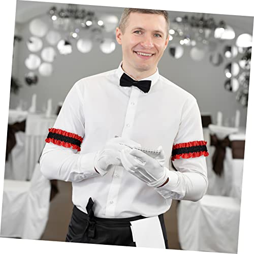 4pairs Elastic Armband Garters for Men Vintage Sleeve Garters Shirt Sleeve Holder Cufflinks4