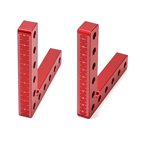 QWORK Righello di posizionamento per angolo retto