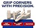 Bon 11-289 Bricklayer's Corner Blocks Cast Aluminum Lightweight Masonry Line Blocks That Grip Wall Tightly Sold in Pairs