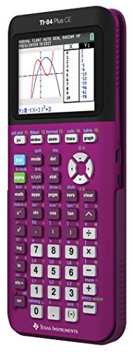 Image of Texas Instruments TI-84 Plus CE Plum Graphing Calculator
