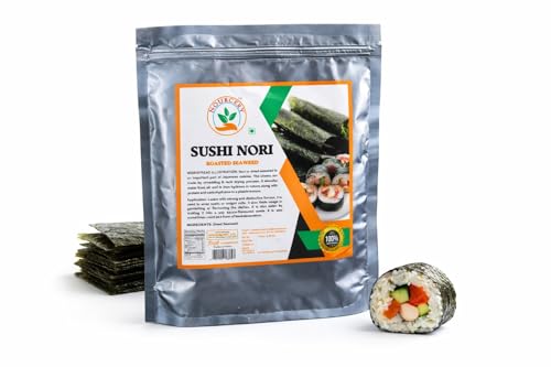 Image of Nourcery Sushi Nori Sheets, 10 Sheets / 30gm (Seaweed Stratum)