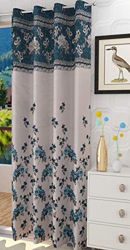 Akshaan Texo Fab Jute Curtains for Window 5 Feet Long | Yarn Weaved Breathable Parda | Modern Parde for Living Room | Screens with Eyelet Ring | Hypoallergenic Dust Repellent (Aqua, 1pc Only) (B08YNHK5J9) Amazon Price History, Amazon Price Tracker