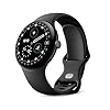 Google Pixel Watch 4 (45 mm) - Smartwatch Android con tracker per fitness e benessere, e assistente virtuale Gemini - Cassa in alluminio nero opaco - Cinturino sportivo nero ossidiana - Wi-Fi