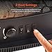 Warmlite WL45043 Cambridge Fireplace Stove Suite with Two Heat Settings and Realistic...